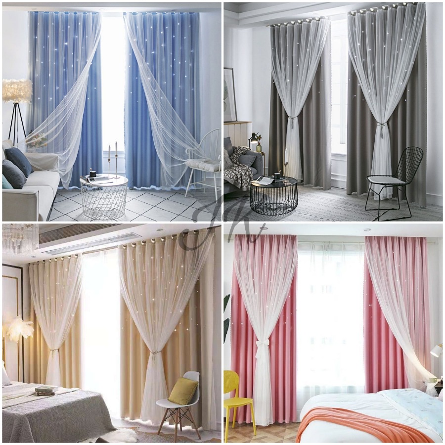 แนะนำ ผ้าม่าน ผ้าม่าน2ชั้น ทึบแสง กันร้อน ป้องกันUV (แถมอุปกรณ์ติดตั้ง+สายรัด) ไม่เจาะผนัง ไม่ต้องใช้ราว ใครก็ติดเองได้ พร้อมส่งทันที ราคาพิเศษ มีเก็บเงินปลายทาง