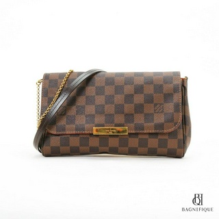 LOUIS VUITTON FAVORITE MM BROWM DAMIER CANVAS GHW