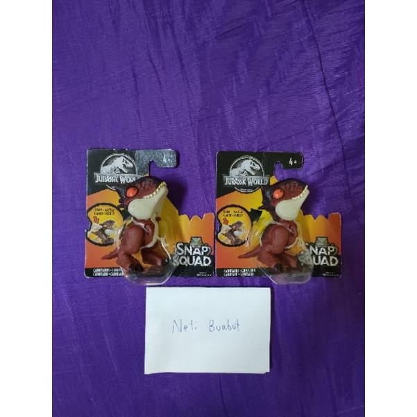 (งานแท้) Jurassic World Snap Squad Carnotaurus Wave 1