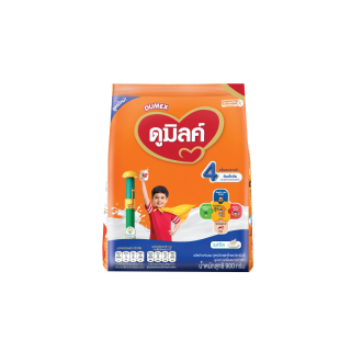 Dumex Dumilk 4 Plain ดูเม็กซ์ ดูมิลค์ 4 รสจืด 900 กรัม นมผงสำหรับเด็กและทุกคนในครอบครัว