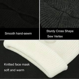 ใหม่ หมวกถักคลุม หน้ากาก สวมใส่Fashion Balaclava mask ผจญภัยกลางแจ้ง