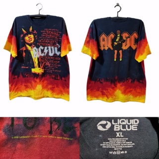 เสื้อวง ACDC BY  LIQUID BLUE 
สินค้าลิขสิทธิ์แท้ มือ1 นำเข้าจากUSA
ป้าย สกรีนคอ Liquid Blue