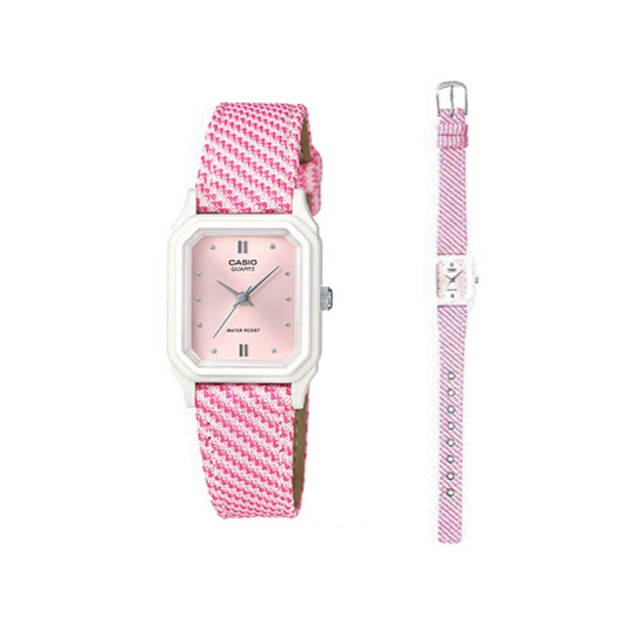 Casio LQ-142LB-1A นาฬิกาผู้หญิง สายหนัง รับประกัน 1 ปี