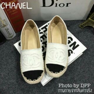 chanel espadrilles เท้าเรียว -1 ไซส์