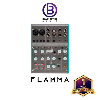 Flamma FM10 มิกเซอร์สำหรับไลฟ์สตรีม / ดิจิตอลมิกเซอร์ / Digital Mixer / Live Streaming (BlackOfficeAudio)