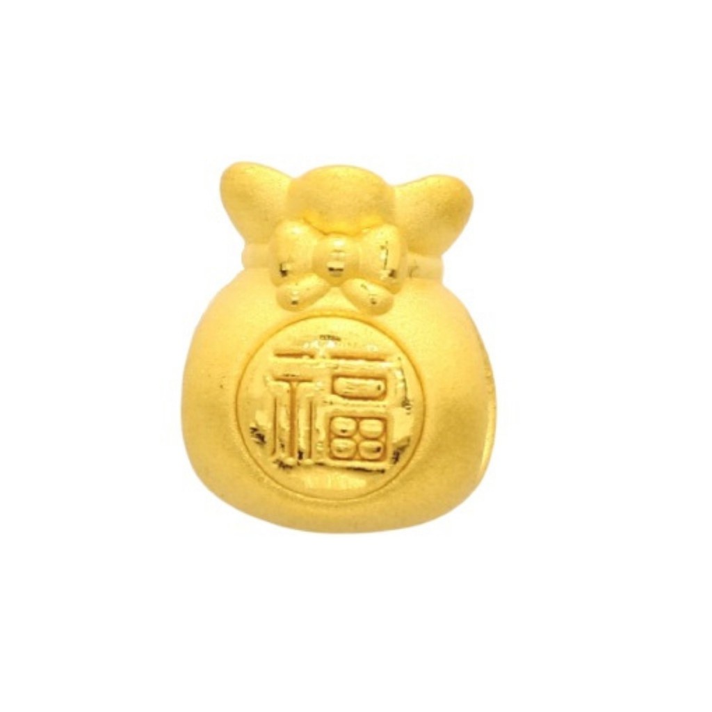 TAKA Jewellery 999 Pure Gold Fu Dai Charm