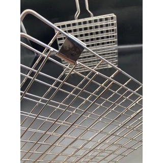 เหล็กปิ้งปลา ไซส์ใหญ่สแตนเลสแท้ไม่ขึ้นสนิม（50cm *29cm)