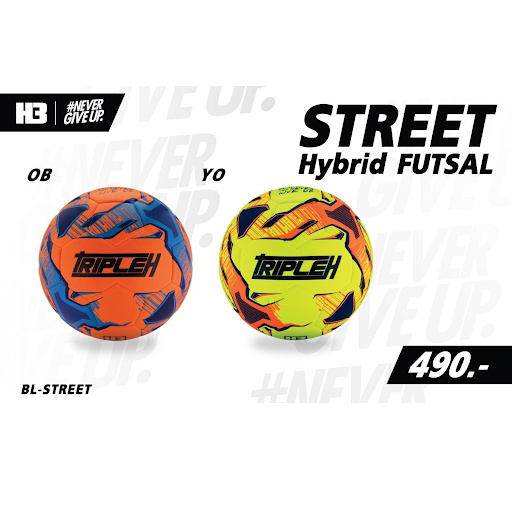 H3 FUTSAL STREET HYBRID 2020 ลูกฟุตซอล วัสดุหนังอัด ขนาด 3.7(มาตรฐาน)