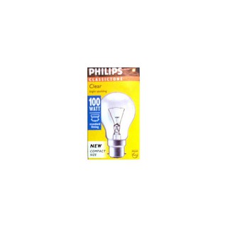 หลอดไส้ GLS GLS100WB22 CL PHILIPS | PHILIPS | GLS100WB22 หลอดไส้ หลอดไฟ โคมไฟส่องสว่างและพัดลมเพดาน หลอดไส้ GLS GLS100WB