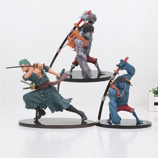 ฟิกเกอร์ One Piece Monkey D Nightmare Luffy Roronoa Zoro PVC