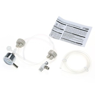 DIY CO2 Generator System Kit with Pressure Guage Air Flow Adjustment Vavle Water Plant Aquarium Accessory Necessity