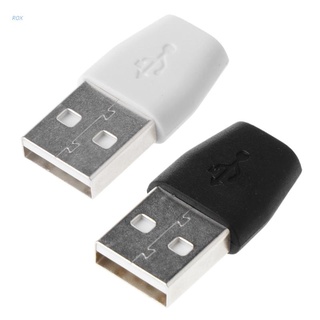 ROX USB 2.0 Male to Micro USB Female Adapter Converter for Data Transfer and Charge