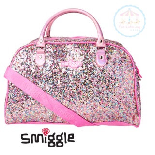 แท้💯% เก็บปลายทางได้ กระเป๋าเดินทาง Smiggle dreamy weekender bag สีชมพู