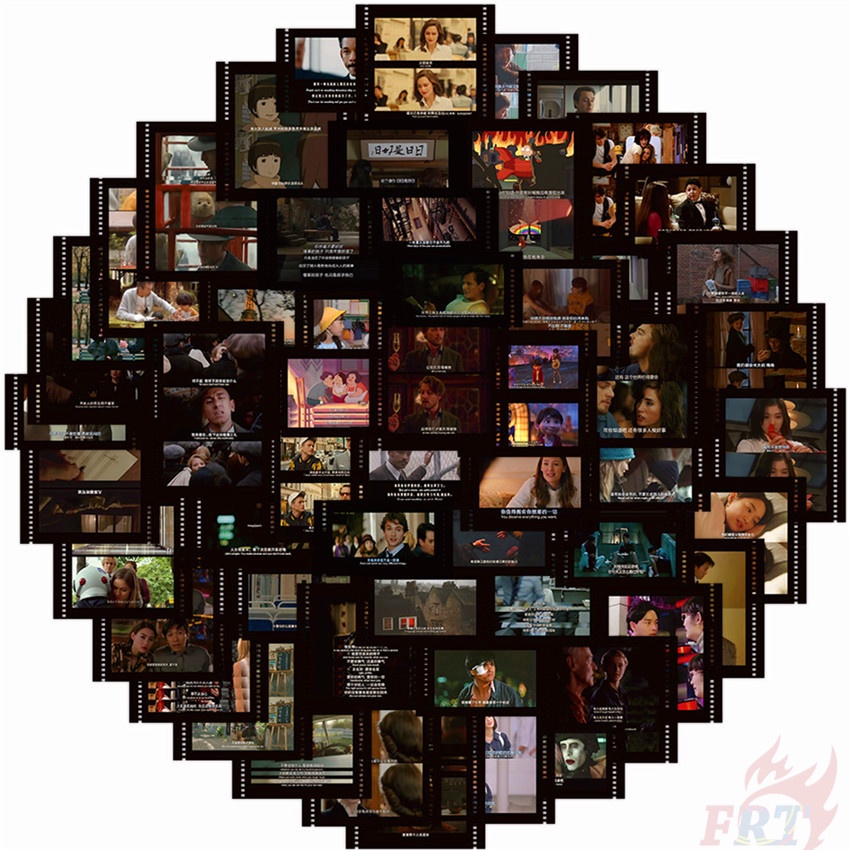 60Pcs/Set ❉ Classical Movie Picture Stickers ❉ DIY Fashion Decals Doodle Stickers