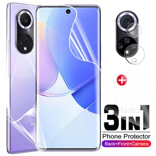 3in1 Hydrogel Film For Huawei Nova 9 SE Nova9 Pro Front &amp; Back Camera Lens Soft Screen Protector Hydrogel Film , Not Tempered Glass