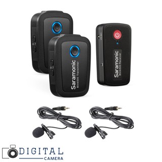 Saramonic Blink500 B2 (TX+TX+RX) Dual-Channel Wireless Microphone  รับประกัน 1 ปี