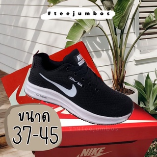 รองเท้า NIKE Running Black white 🌲🔥 รองเท้าสีดำ รองเท้าทำงาน รองเท้าวิ่ง