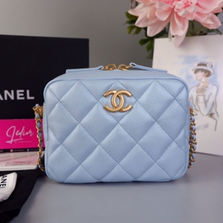 [ทักแชทก่อนสั่งซื้อ] Chanel รุ่นใหม่ล่าสุด holo ใหม่ฝังชิพ งานดีสุด หนังแกะแท้  หนังนำเข้าจาก Italy อะไหล่24k