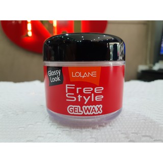 Lolane โลแลน ฟรีสไตล์ เจล แว็กซ์ 60g.