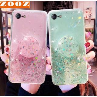 Samsung Galaxy Note10+ Note10 Lite Plus 5G Pro Note10+ Note 9 8 A01 A31 A51 A71 A81 A91 Bling Glitter Star Silicone Case Samsung A 51 71 01 31 81 91 Note 10 10+ 9 8 Luxury Foil Powder Soft Cover Crystal Protective Flexible Shine Casing + Airbag Stand