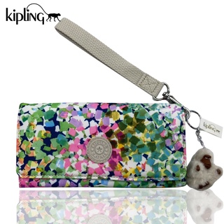 กระเป๋าสตางค์  Kipling Rubi PRT กระเป๋าสตางค์คล้องแขน กระเป๋าถือ AC8152