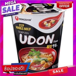 นงชิมอุด้งกึ่งสำเร็จรูปรสซีอิ้วชนิดถ้วย 62กรัม Nongshim Instant Udon Soy Sauce Flavor Cup Type 62g.