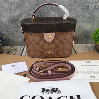 COACH KAY CROSSBODY IN BLOCKED SIGNATURE CANVAS (COACH F76714)