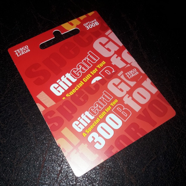 Giftcard เทสโก โลตัส