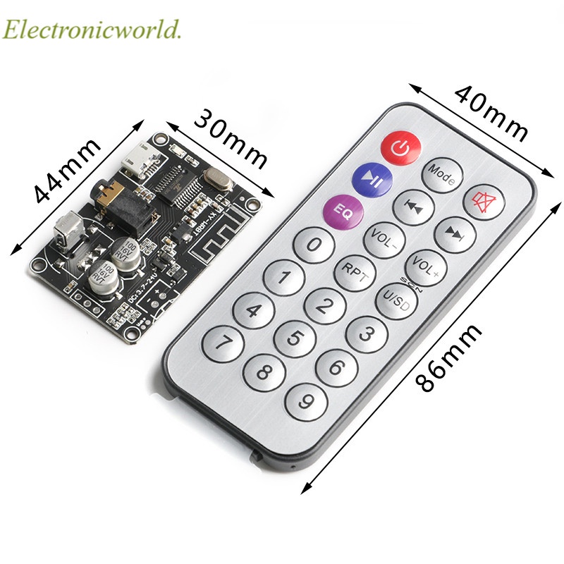 บอร์ดรับสัญญาณเสียงสเตอริโอไร้สาย บลูทูธ 4.0 4.1 4.2 5.0 MP3 XY-WRBT