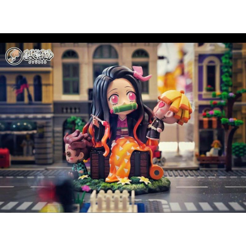 New Resin Nezuko Tanjiro Zenitsu Kimino Yaiba ดาบพิฆาตอสูร งานเรซิน มือ1