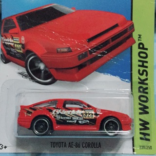 toyota ae86 hot wheels