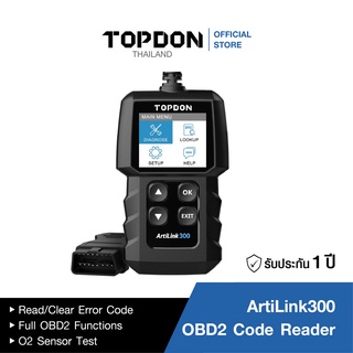 TOPDON เครื่องอ่านรหัส OBD2 รุ่น ArtiLink300