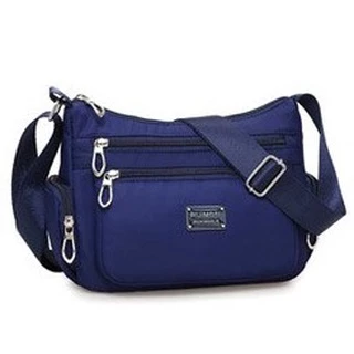 SIAMBAGSHOP(S1089) กระเป๋าสะพายข้าง ผ้าไนล่อนช่องเยอะสุดคุ้ม
