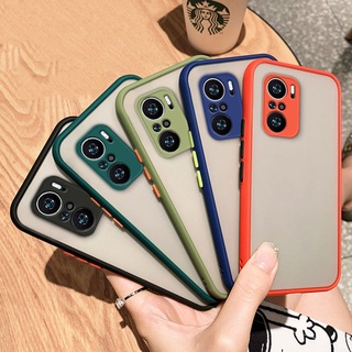 เคสขอบสีเรียวมีกันกระแทกโทรศัพท์ Redmi A1 10 9 9C 10C 9A K40 K30 K20 Pro 5G 4G 2023