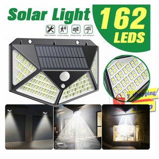 2021 ไฟเซ็นเซอร์ 162led 3 โหมด  Solar motion sensor light led