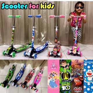 Scooter For Kids สกู๊ตเตอร์ขาไถ3ล้อ ลายน่ารัก พั