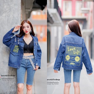 Korea diamond denim jacket