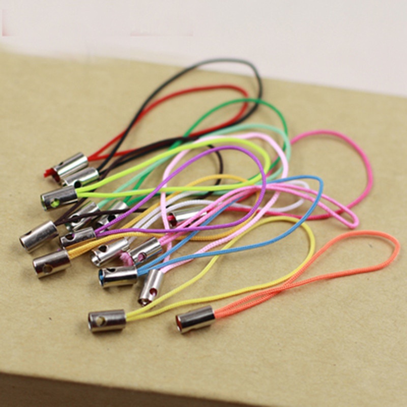 100 ชิ้น เคสโทรศัพท์มือถือ สายคล้อง ตะขอ ห่วง สายคล้อง Usb ติดเชือก เสน่ห์ เชื่อมต่อ เครื่องประดับ Diy