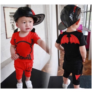 ชุดเสื้อยืดพร้อมกางเกง Devil