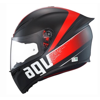 แถมฟรี!! แผ่นกันฝ้า Pinlock ตรงรุ่น!! หมวกกันน็อค AGV K1 GRIP MATT BK/RD