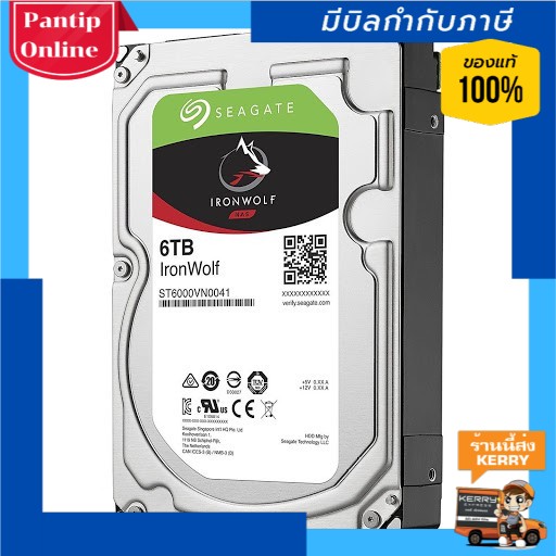 Seagate IronWolf 6TB 5400 RPM NAS Hard Drive (SGT-ST6000VN006)