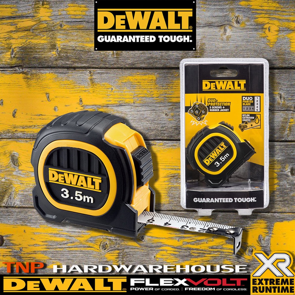 DEWALT ตลับเมตร 3.5 เมตร รุ่น DWHT36159 ของแท้100%