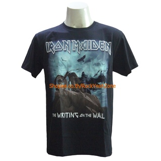 เสื้อวง IRON MAIDEN เสื้อไซส์ยุโรป ไอเอิร์นเมเดน ไอร่อน PTA1840 เสื้อยืดแฟชั่นวงดนตรี Rockyeah