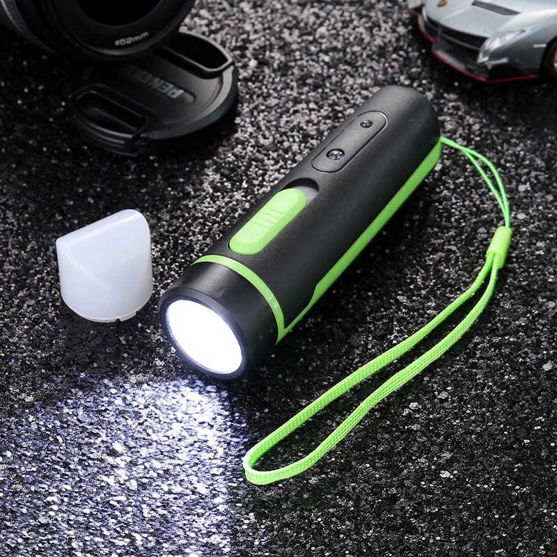 18650 ไฟฉายแบบชาร์จไฟพลาสติก