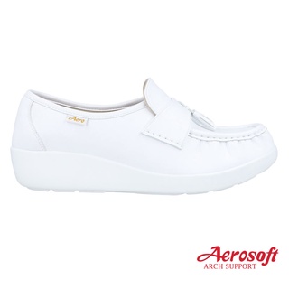 ลด70% รองเท้าพยาบาล Aerosoft NW9091 มีส้น  สีขาว/ดำ แท้100% …