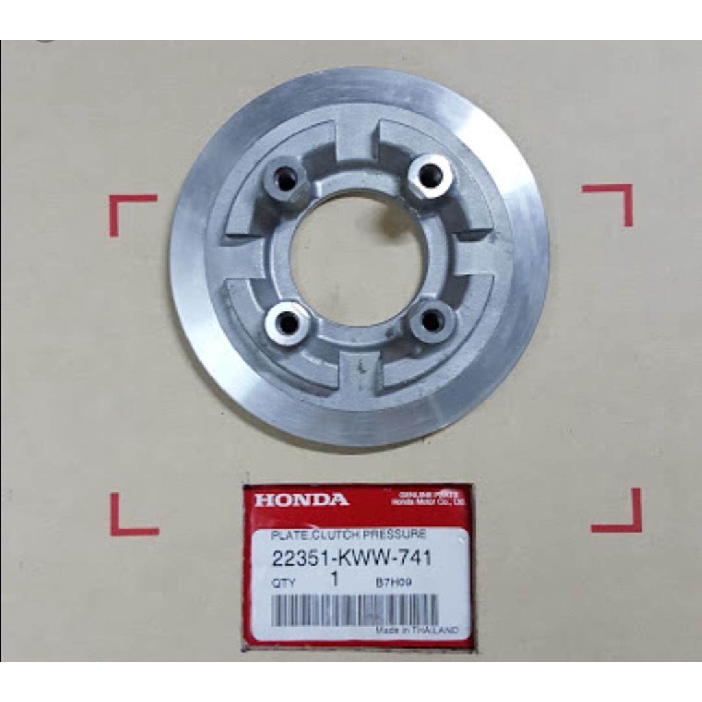 22121-KWW-741/22351-KWW-741เรือนคลัชตัวกลาง+แผ่นกดคลัชแท้ HONDA WAVE110I ปี2011-2020รุ่นสตาร์ทเท้า(1