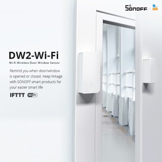 Sonoff Dw2 Wifi เซ็นเซอร์แม่เหล็ก ติดประตู หน้าต่าง สําหรับรักษาความปลอดภัย