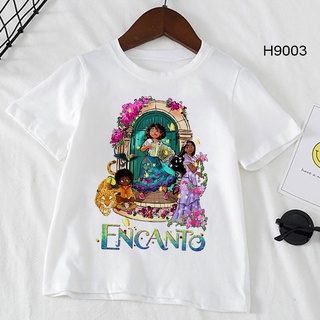 เสื้อยืด พิมพ์ลายการ์ตูน Encanto น่ารัก สําหรับเด็ก