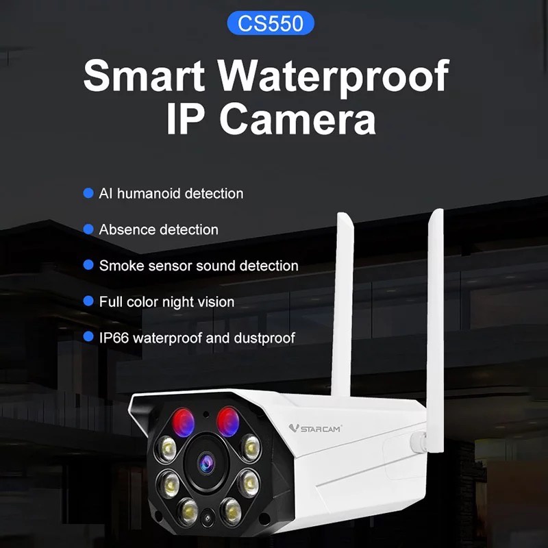 VStarcam CS550Outdoor IP Camera FULL HD PNP WiFi 3MP กล้องวงจรปิด 3ล้านพิกเซล#2