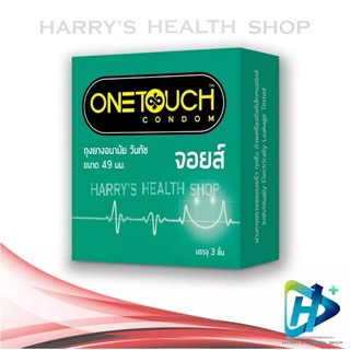 ถุงยางอนามัยวันทัช จอยส์ Size 49 mm Onetouch Joys Condom 1 Box